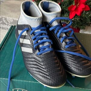 Adidas Men's Black and Gray Athletic Shoes